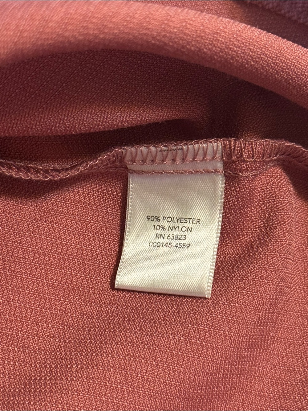 NWT Christopher & Banks Mauve Zip-Front Suede-Style Pullover Sz XL - Picture 9 of 9
